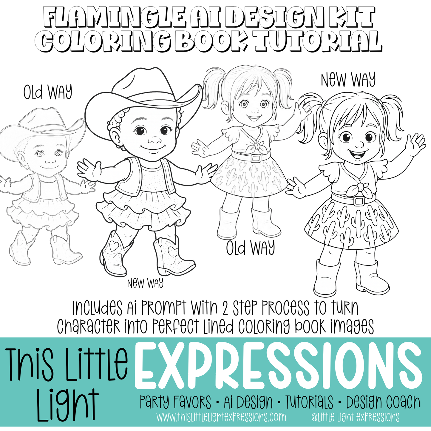 Boots on the Ground + Coloring Pages + Character Tutorial Bundle Create Your Own Unique Designs | Instant Download | Free for CEO Subscribers
