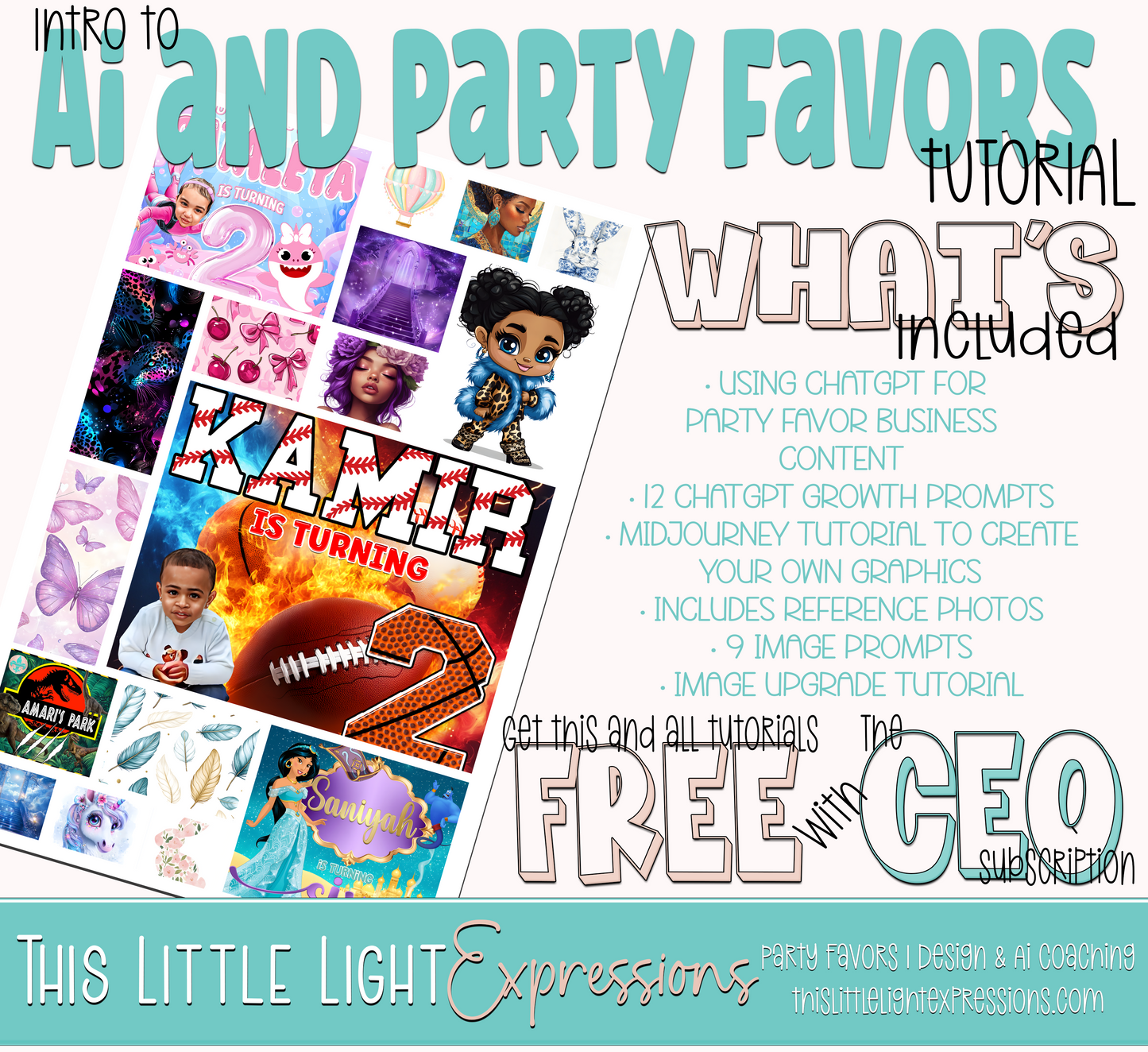 Design Like a CEO: 10-Day Party Favor Design Challenge | AUGUST 31ST 10 Day Challenge | CEO SUBSCRIBERS FREE DOWNLOAD