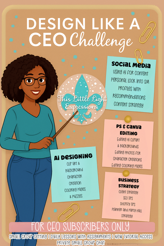 Design Like a CEO: 10-Day Party Favor Design Challenge | AUGUST 31ST  10 Day Challenge | CEO SUBSCRIBERS FREE DOWNLOAD