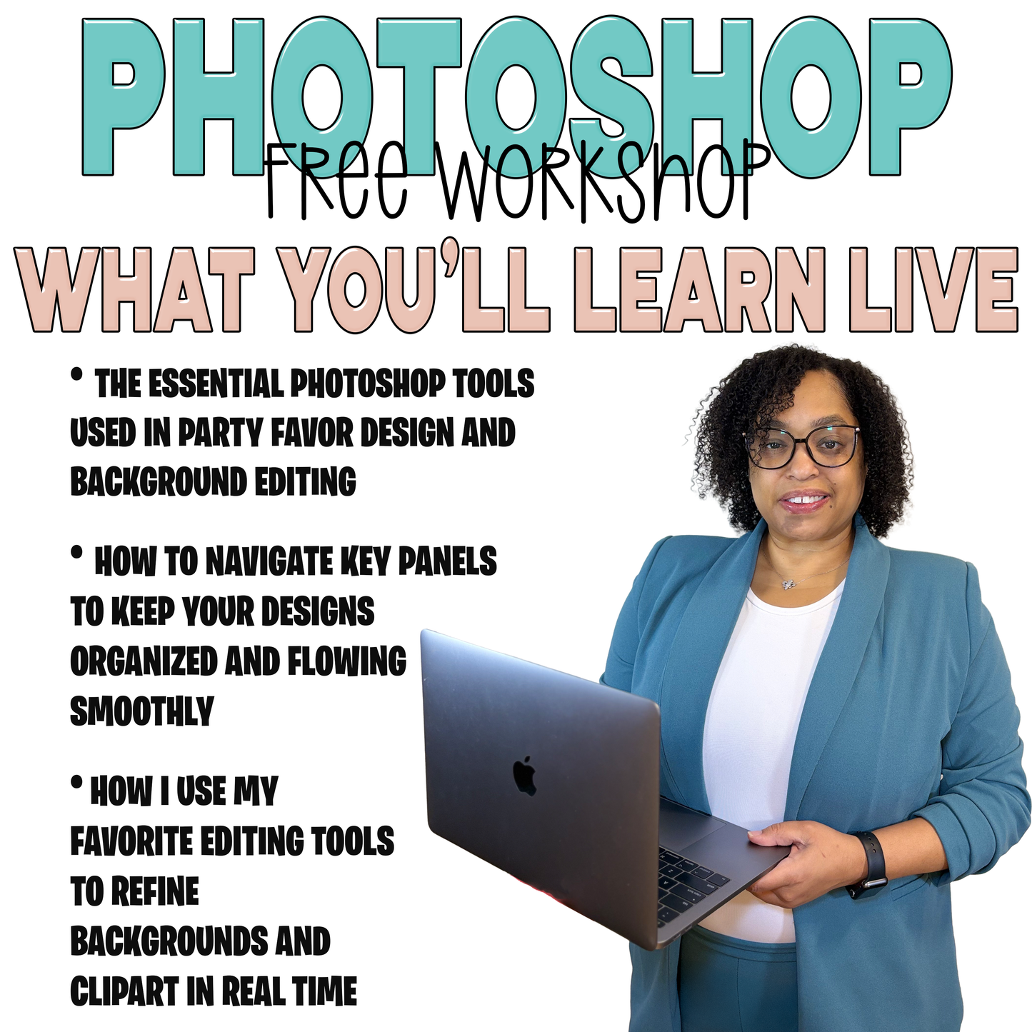 Free Live Photoshop Workshop · MONDAY FEBRUARY 2, 2026